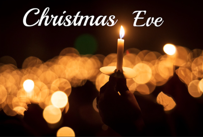 The 5:00pm Christmas Eve Candlelight Service on Zoom